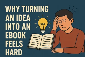 Turning Ideas Into Ebooks Struggles